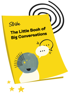 stribe - the little book of big conversation handbook - yellow cover image