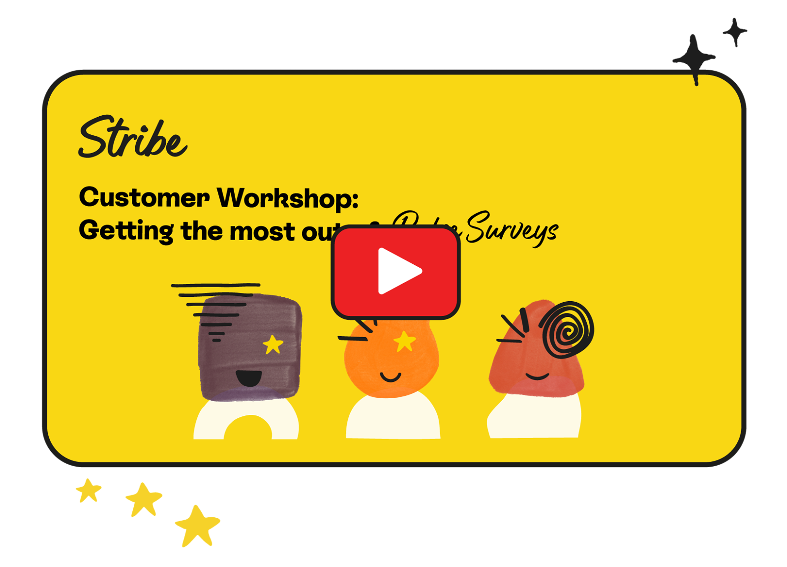 stribe youtube replay thumbnail of a customer workshop about pulse surveys