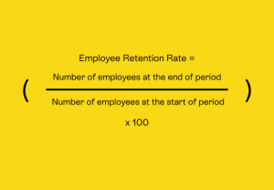 stribe_yellow image describing formula_how to calculate employee retention rate
