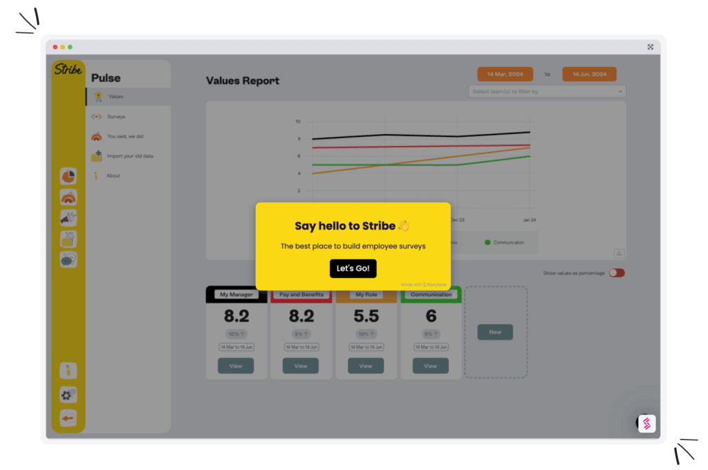 stribe interactive demo preview